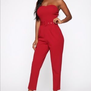 Fashion nova tube jumpsuit
